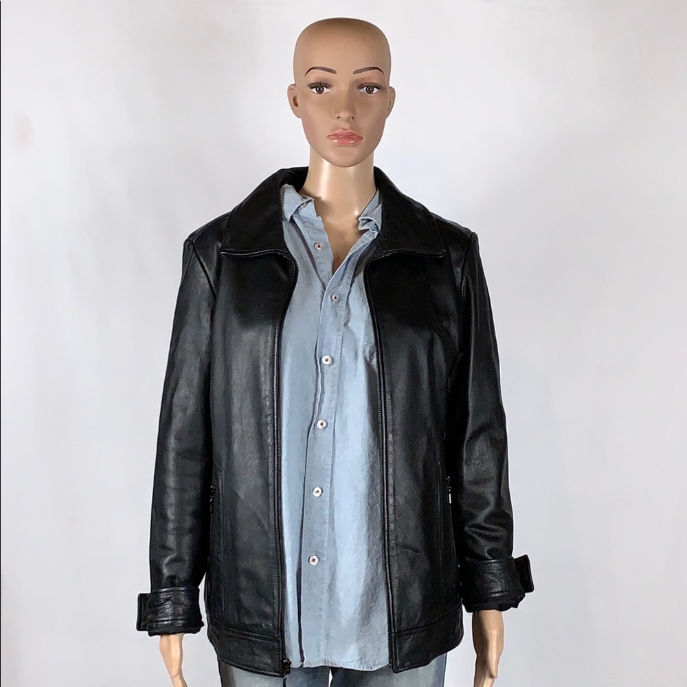Winlit New York leather jacket